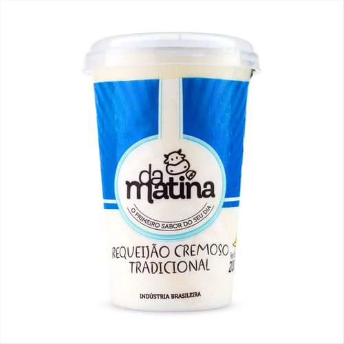 Requeijão Cremoso Da Matina Tradicional Copo 200g