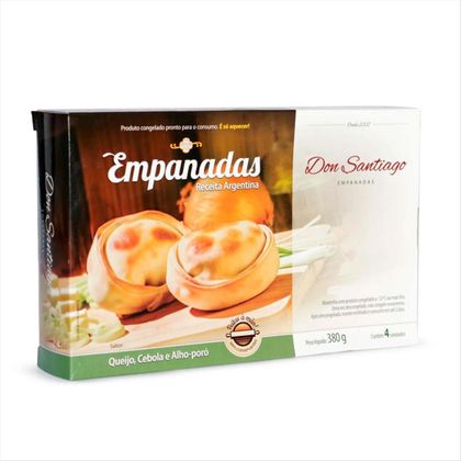 Empanadas Argentinas Queijo, Alho e Cebola Don Santiago 360g