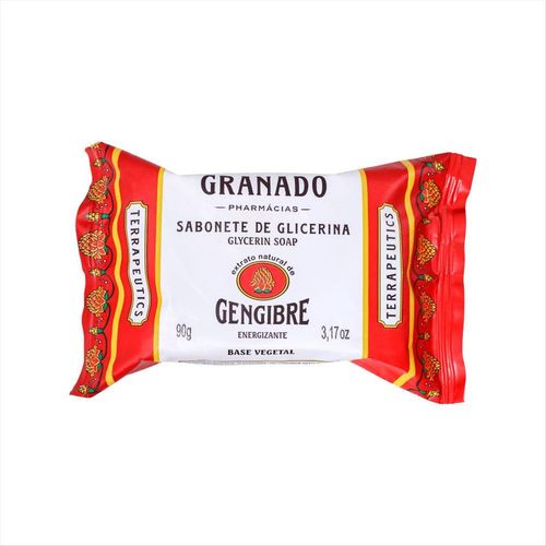 Sabonete Vegetal Glicerinado Granado Terrapeutics Gengibre 90g
