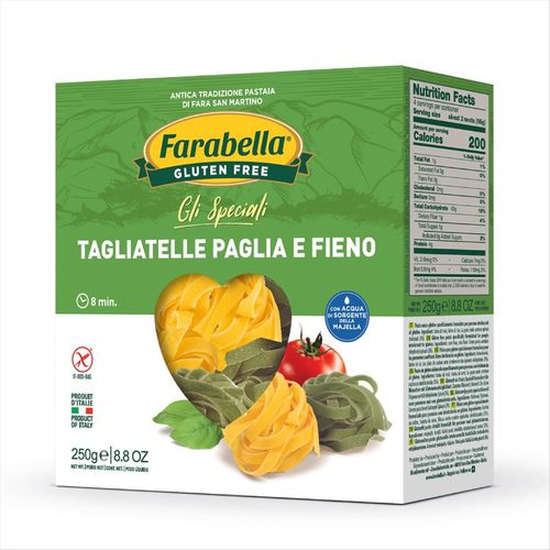 Tagliatelle Paglia E Fieno Sem Glúten Italiano Farabella 250g