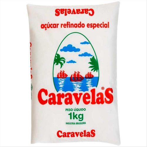 Açúcar Refinado Caravelas 1kg