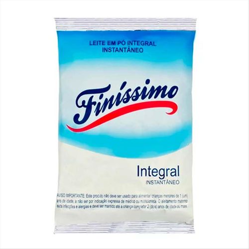 Leite em Pó Instantâneo Integral Finíssimo 350g