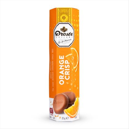 Pastilhas de Chocolate Holandesas Laranja Droste Caixa 85g
