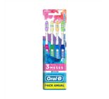 Escova Dental Oral B Indicator Color Macia Com 4 Unidades