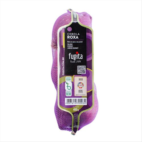Cebola Roxa Fugita Rede 400g