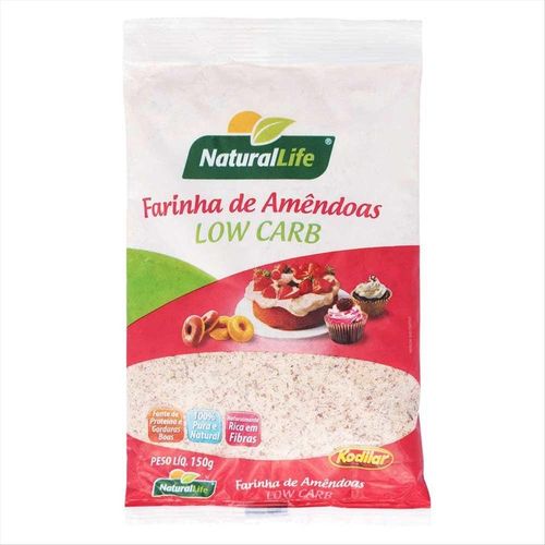 Farinha De Amêndoa Natural Life Low Carb Pacote 150g