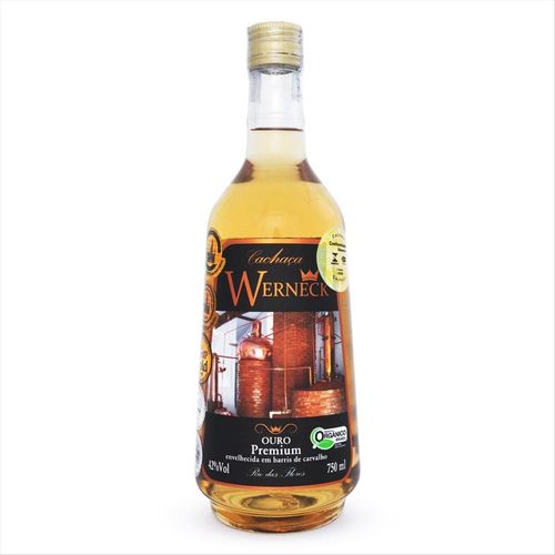 Cachaça Werneck Ouro Premium Garrafa 750ml