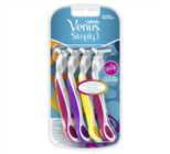 Aparelho Depilatório Gillette Venus Simply 3 Com 4 Unidades