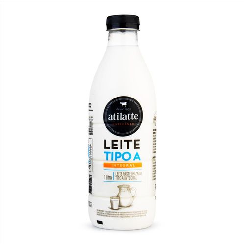 Leite Fresco Tipo A Integral Atilatte Garrafa 1L