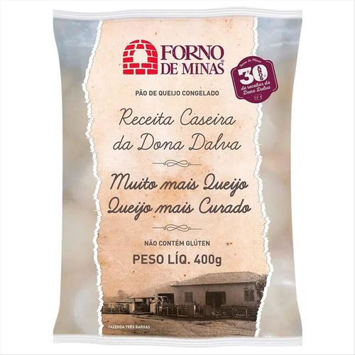 Pão De Queijo Forno De Minas 30 Anos 400g