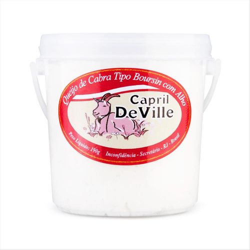 Queijo de Cabra Tipo Boursin Capril Deville com Alho 190g