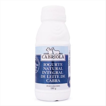Iogurte de Leite de Cabra Cabriola Natural Integral 180g
