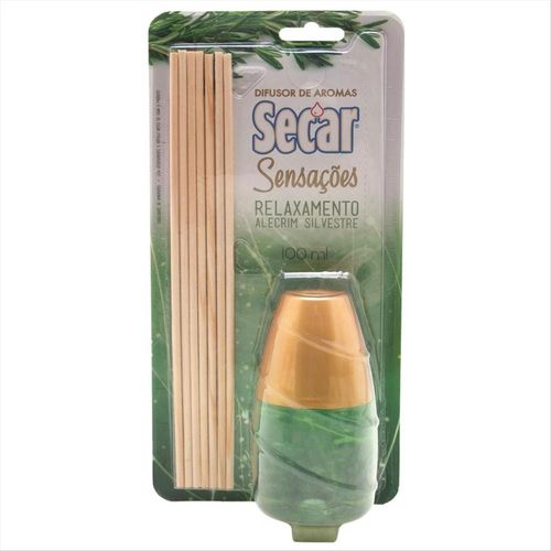 Difusor De Aromas Secar Sensações Relaxamento Alecrim Silvestre 100ml