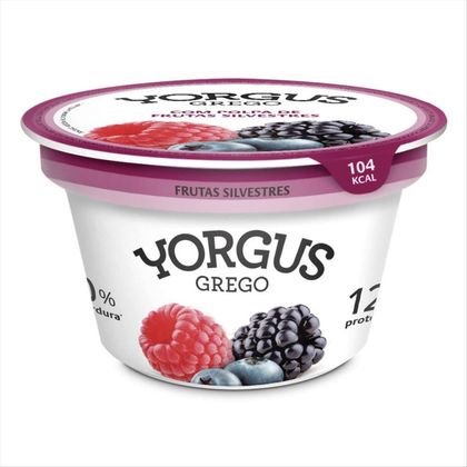 Iogurte Desnatado Yorgus Grego Frutas Silvestres  130 g