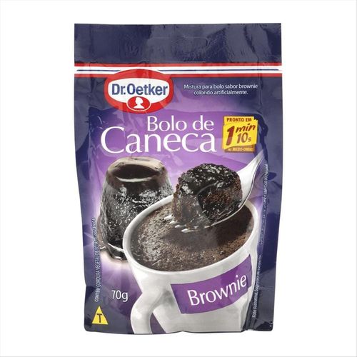 Bolo de Caneca Dr. Oetker Brownie 70 g
