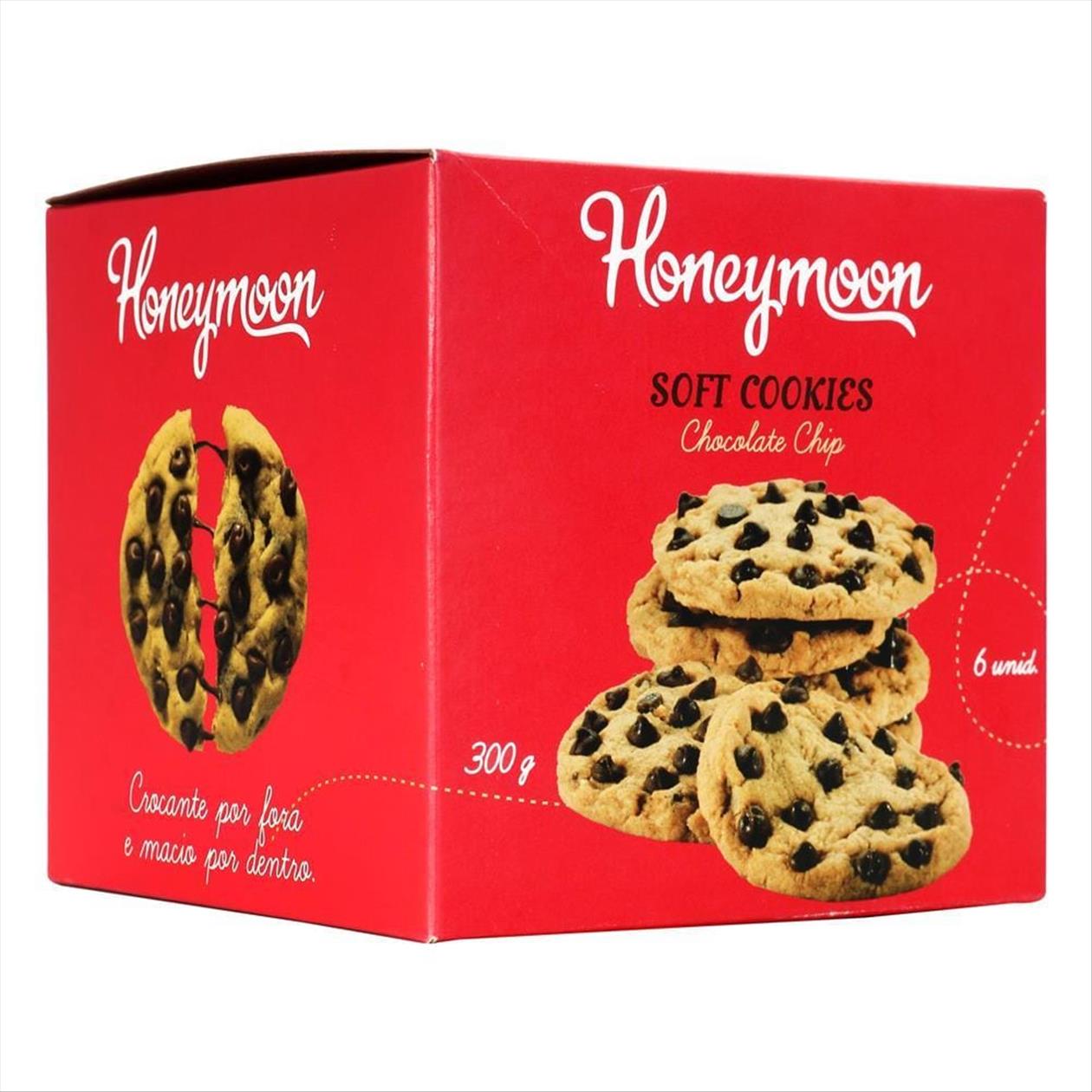 Cookies Honeymoon Chocolate Chip Caixa Com 6 300 - Zona Sul