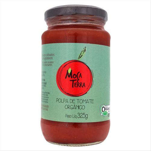 Polpa De Tomate Orgânico Moça Terra Vidro 325g