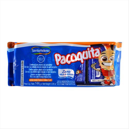Paçoquita Santa Helena Zero 144g