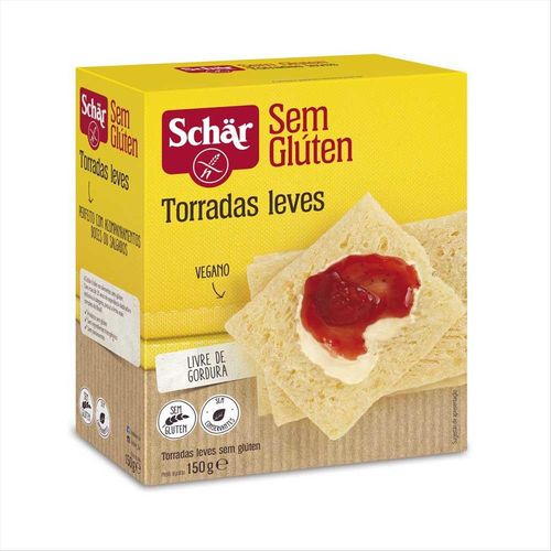 Torrada Salgada Italiana Crocante Sem Glúten Schar Caixa 150g