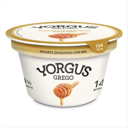 Iogurte Desnatado Yorgus Grego Mel 130g