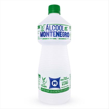 Álcool Montenegro 46% Eucalipto 1 L