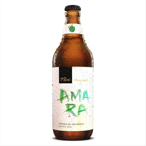 Cerveja Noi Eccezionale Brasileira Amara Imperial IPA Garrafa 600ml