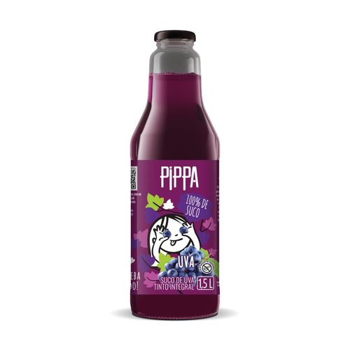 Suco Integral Pippa Uva 1,5L