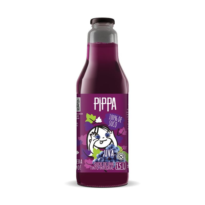Suco Integral Pippa Uva Tetra Pak 1 L
