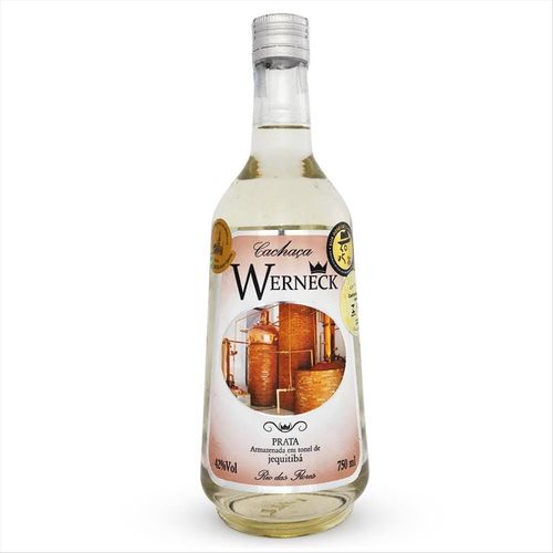 Cachaça Werneck Prata Garrafa 750ml