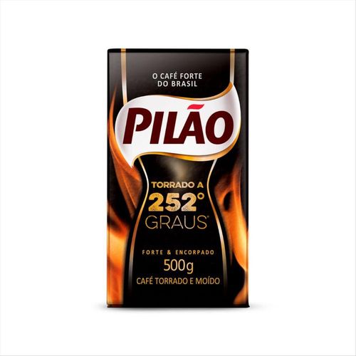 Café Torrado E Moído Pilão 252º Graus A Vácuo 500g