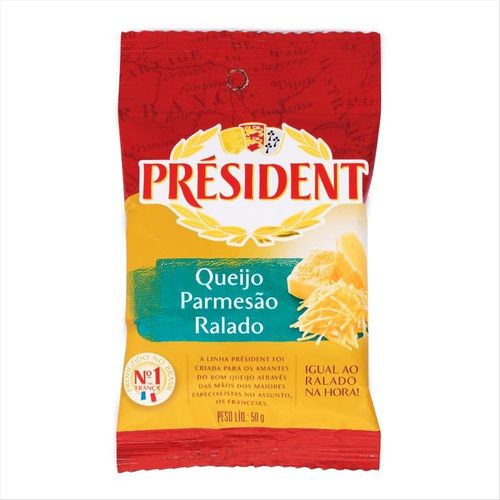 Queijo Parmesão Ralado Président 50g