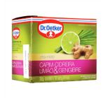 Chá Dr. Oetker Capim-Cidreira, Limão E Gengibre Caixa Com 10 Unidades 10g