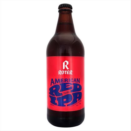 Cerveja Brasileira Roter American Red Ipa Garrafa 600ml