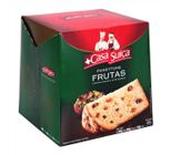 Panettone Casa Suíça Frutas Cristalizadas E Uvas Passas Caixa 400g