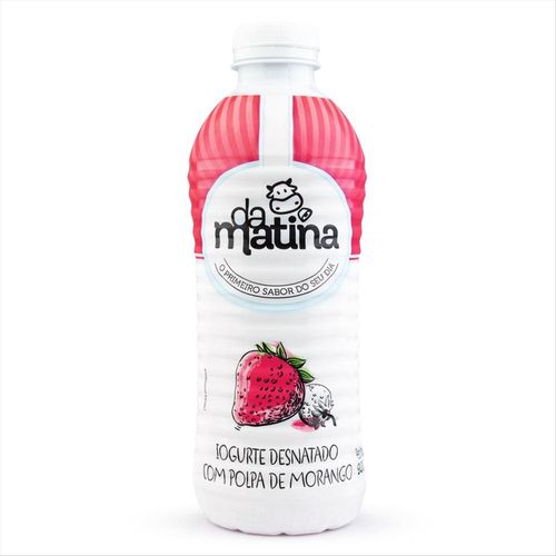 Iogurte Desnatado Da Matina Morango 900g