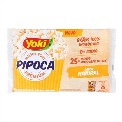 Milho Para Pipoca De Micro Ondas Yoki Premium Natural 90g