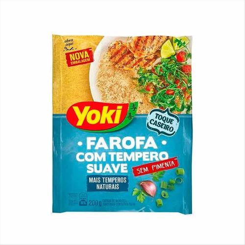 Farofa Pronta Yoki Tempero Suave 200g