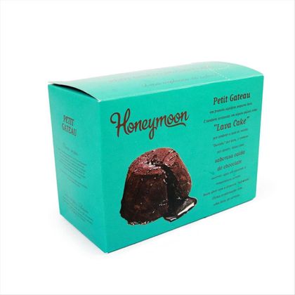 Petit Gâteau de Chocolate Honeymoon Caixa com 4 Unidades 240 g