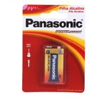 Bateria Panasonic Power Alkaline 9 V com 1 Unidade