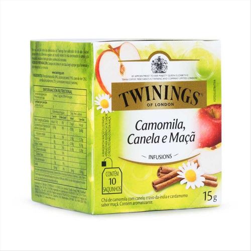 Chá Twinings Of London Infusions Camomila, Canela E Maçã 15g