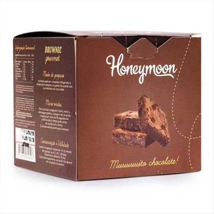 Brownie De Chocolate Gourmet Honeymoon Caixa Com 5 Unidades 325g