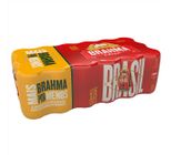 Cerveja Brahma Chopp Lata 350ml  Pack com 18 Unidades