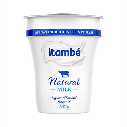 Iogurte Itambé Natural Milk Copo 170g