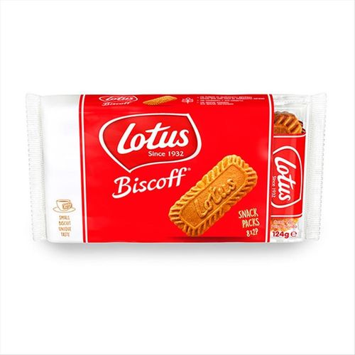 Biscoito Belga Lotus Biscoff Canela Pacote 124g