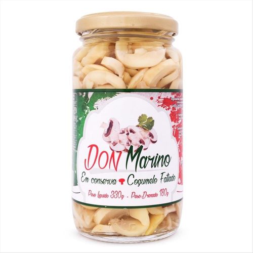 Cogumelo em Conserva Fatiado Don Marino 180g