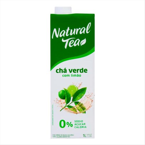 Chá Verde Natural Tea Com Limão Tetra Pak 1 L