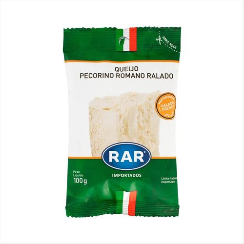 Queijo Pecorino Romano Italiano Ralado Rar 100g