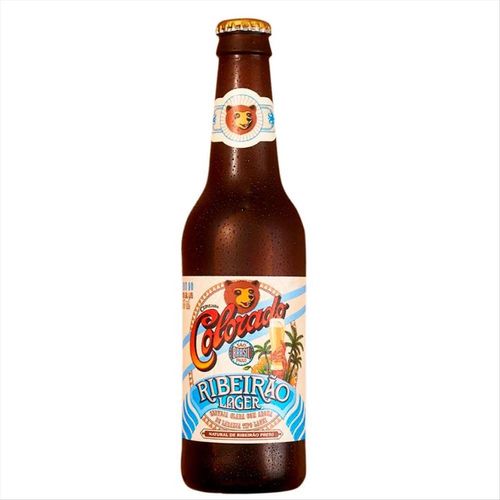 Cerveja Colorado Ribeirão Premium Lager com laranja Long Neck 355ml