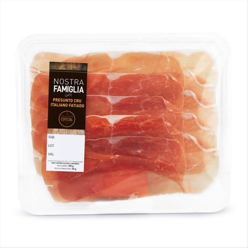 Presunto Cru em Fatias Italiano Nostra Famiglia 100g