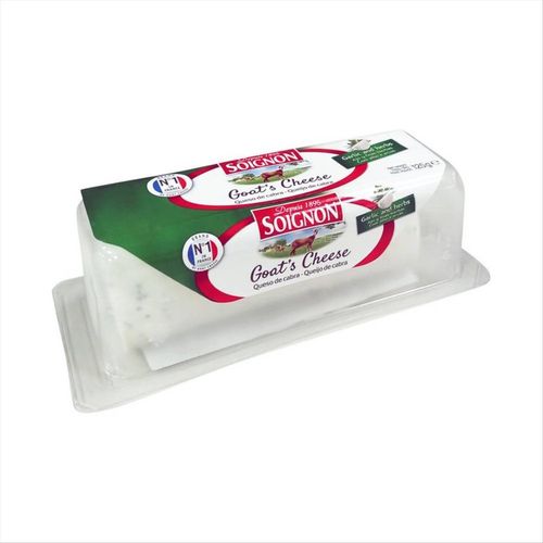 Queijo de Cabra Francês Soignon com Alho e Ervas 125g